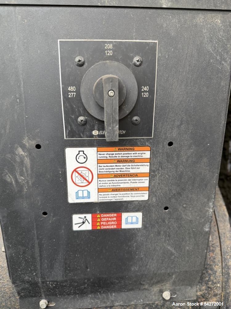 Used Generac Magnum MMG100, serial number 1412212, with only 48.6 hours of operation. It is powered by a John Deere 4045HFG92 engine (serial number PE4045R058275) featuring a 4.5L displacement and AT...