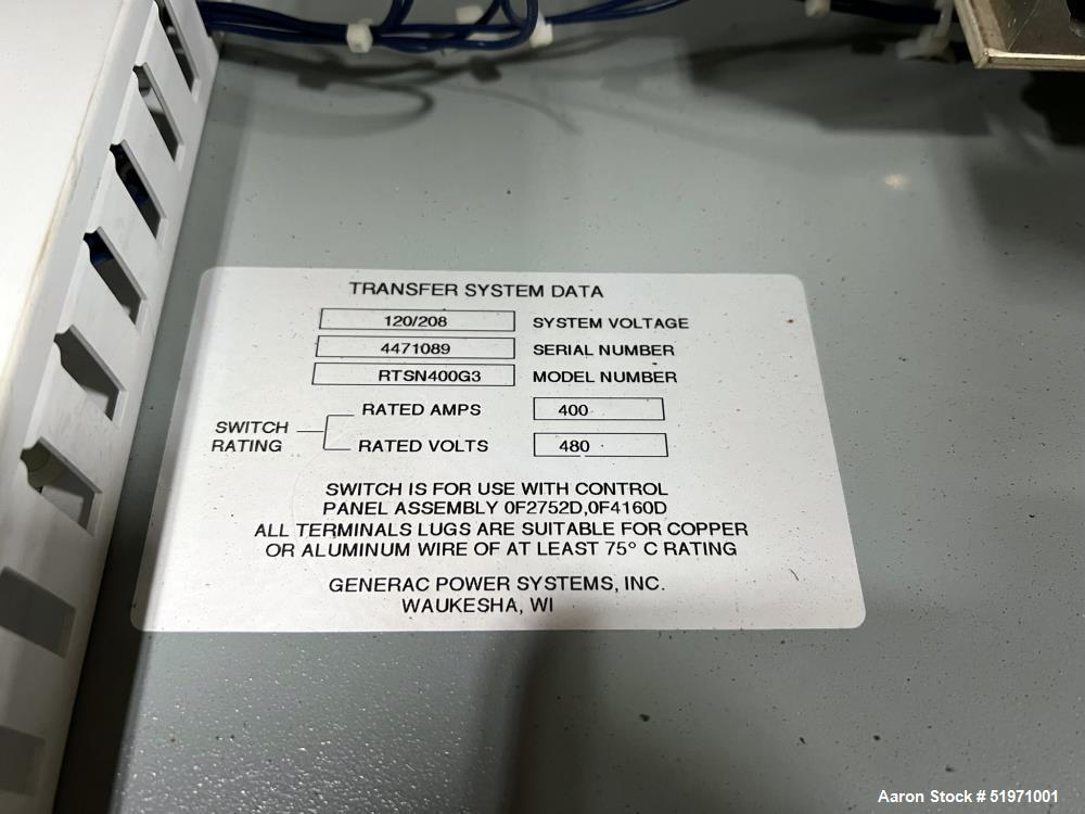 Generac Power Systems Generator Genset, Model QT06030GNSN