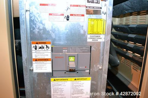Used Generac 100 kW Natural Gas Generator Set,Model QT10054ANSN Serial 4846527, 1/60/120/240V. 450 Amp main-line circuit breaker. Weather Enclosure, Year 2007, 0.6 Hours.Load tested 1/4/2012.