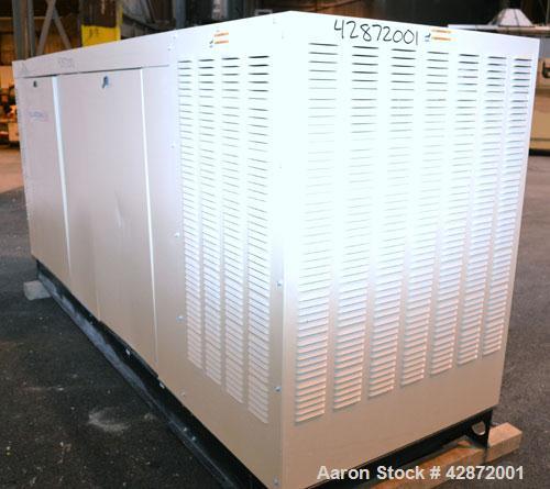 Used Generac 150 kW Natural Gas Generator Set, Model QT15068ANSN SN-4842574, Ford model WSG1068 SN-07VS65939. 1/120/240V. 700 Amp main-line circuit breaker. Weather Enclosure, Year 2007, 0 Hours
