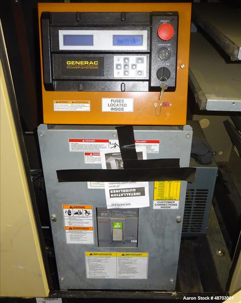 Used Generac 150kW Natural Gas Generator Set, Model QT15068KNSN, SN-4920659.