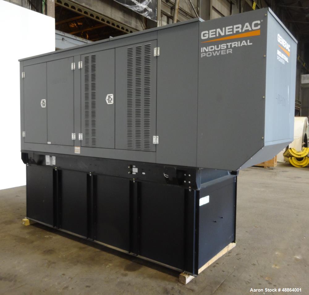 Used Generac 230 kW stanby diesel generator set, Model SD0230KG178.7D18HPYY3, S
