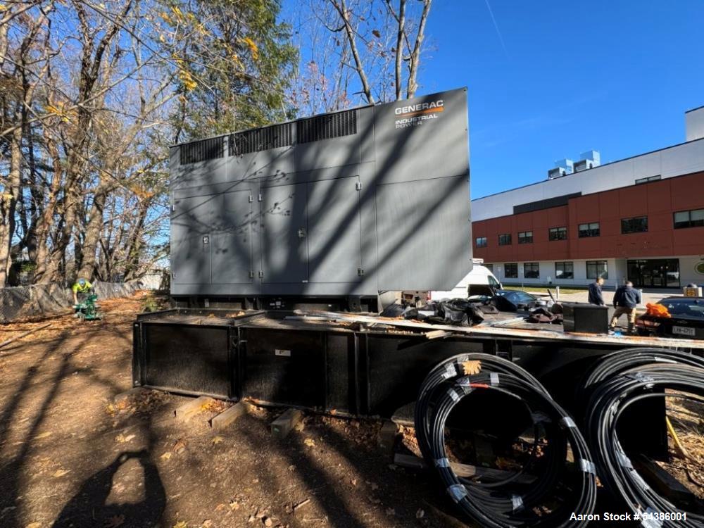 Used Generac SD350 Diesel Generator – 350 kW / 438 kVA with 2,000 Gallon Base Tank, Only 275 Hours