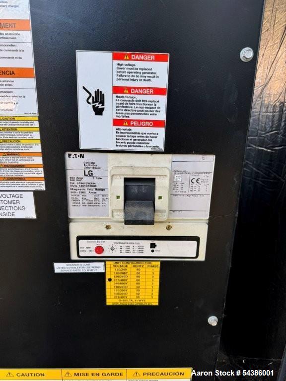 Used Generac SD350 Diesel Generator – 350 kW / 438 kVA with 2,000 Gallon Base Tank, Only 275 Hours