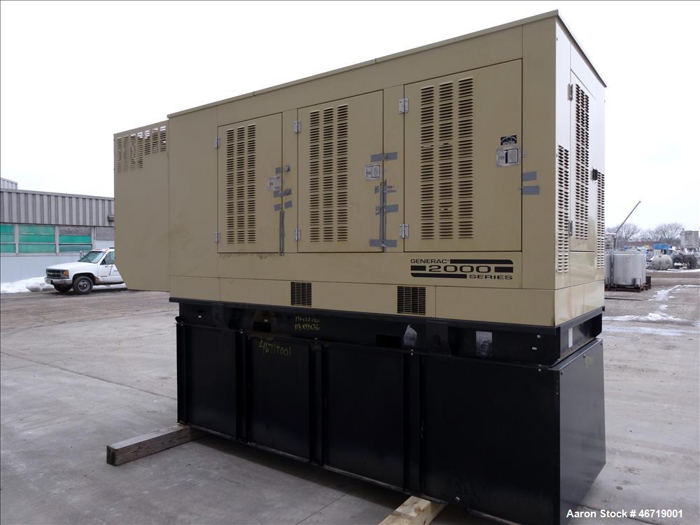 Used Generac 400 kW diesel generator, model SD400, Mitsubishi 16.0L engine