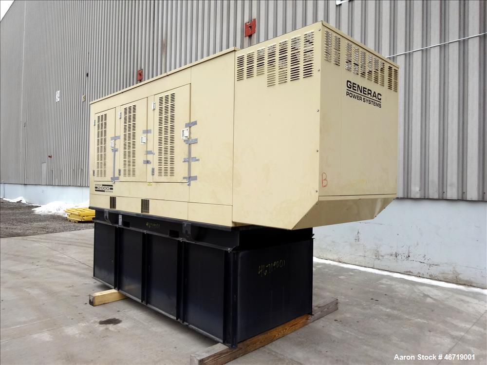 Used Generac 400 kW diesel generator, model SD400, Mitsubishi 16.0L engine