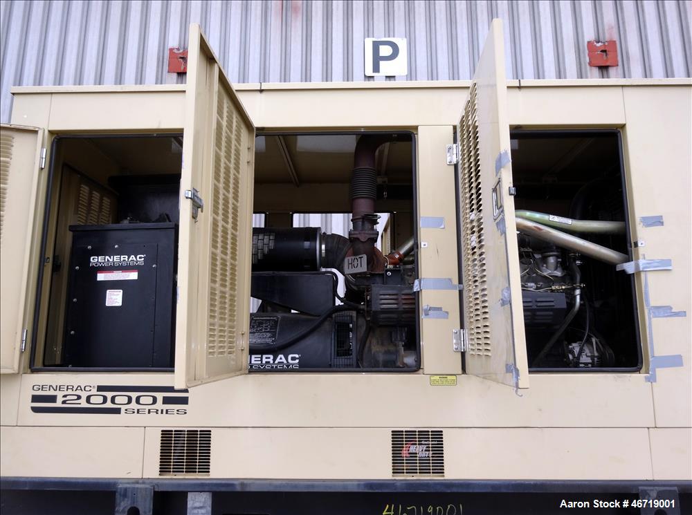 Used Generac 400 kW diesel generator, model SD400, Mitsubishi 16.0L engine