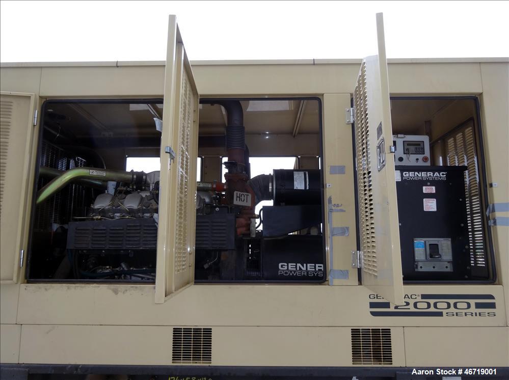 Used Generac 400 kW diesel generator, model SD400, Mitsubishi 16.0L engine