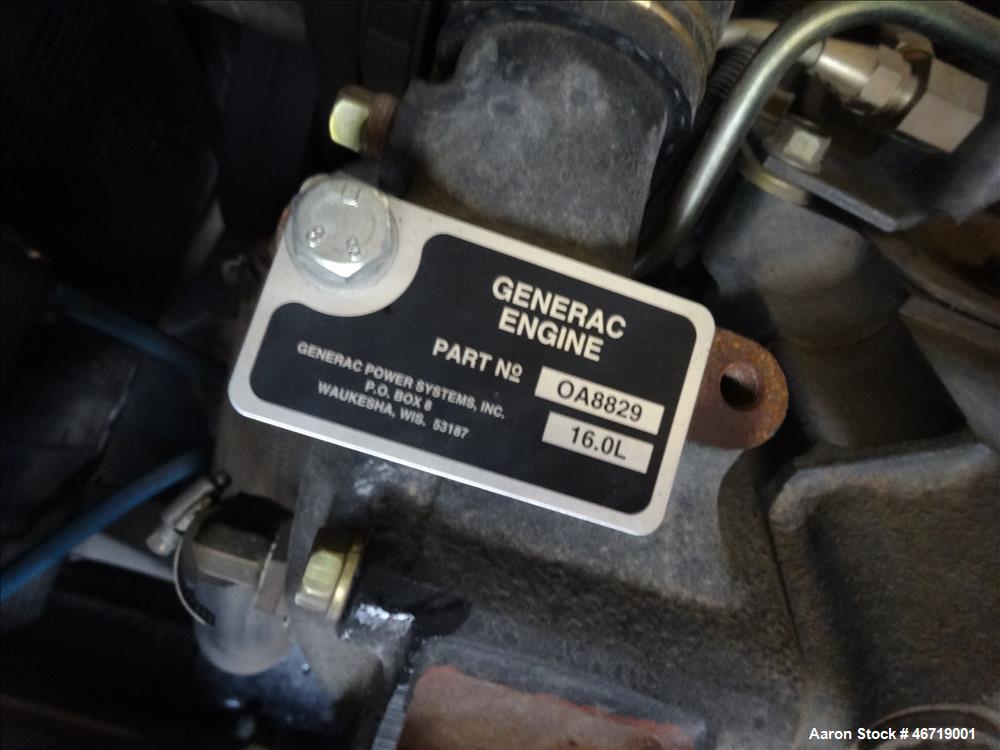 Used Generac 400 kW diesel generator, model SD400, Mitsubishi 16.0L engine