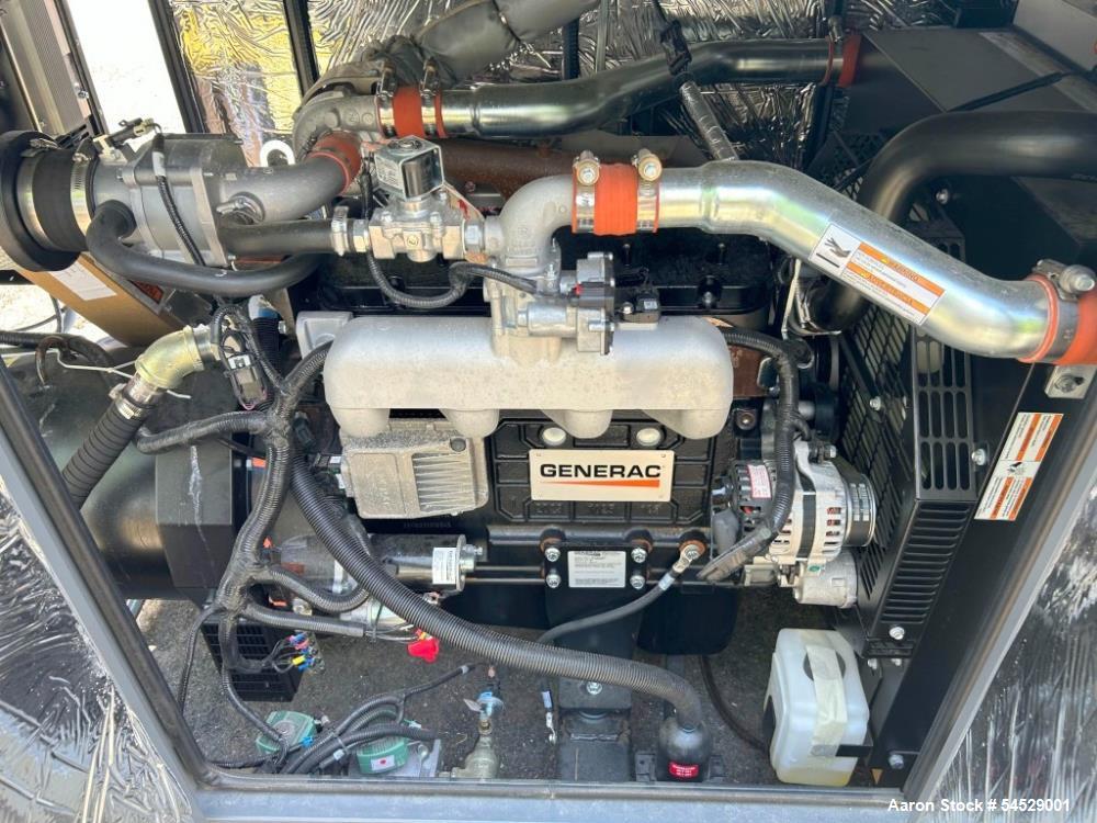 Unused Generac SG080 Natural Gas Generator – 80 kW Standby Power System in Sound Attenuated Enclosure