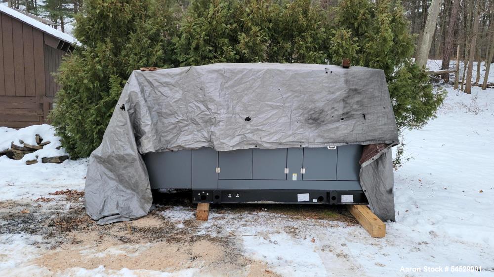 Unused Generac SG080 Natural Gas Generator – 80 kW Standby Power System in Sound Attenuated Enclosure