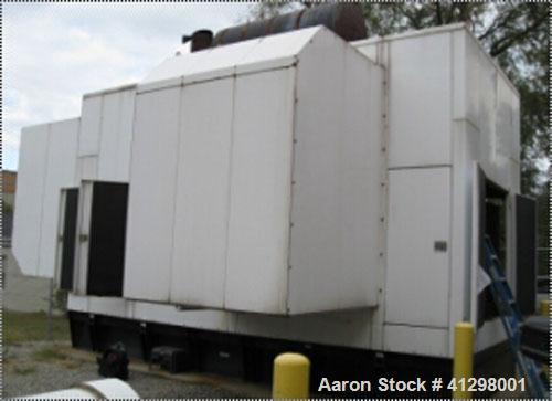 Used Generac / Mitsubishi 2000 kW standby diesel generator. Mitsubishi model S16R-PTAA2 engine. Marathon model 744RSL4054 alternator, 3/60/277/480V, 1800 rpm, 3200 amp breaker. Sound attenuated enclo...