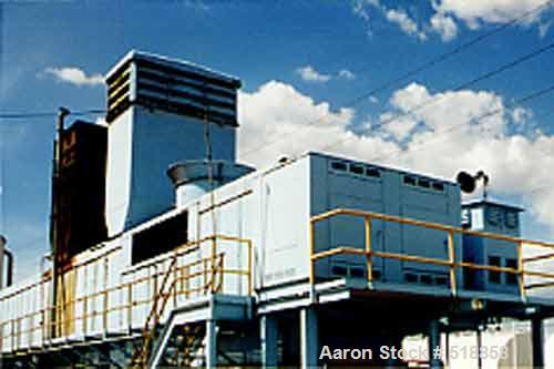 USED: General Electric 16,925kw ISO base load 5001 LA gas turbinegenerator unit, mfg 1968 and placed in utility service. 8,928 totalfired lifetime hours and 944 starts. The sound attenuated unit is s...