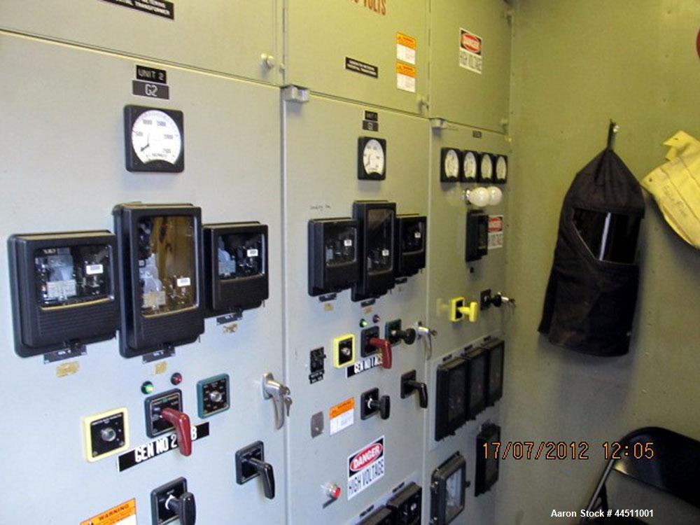 Used General Motors 2000 kW Diesel Generator Set.  EMD Model 16-567-FD4 engine rated 2875 hp @ 900 rpm, serial #70-M3-1008.  3/60/4160V.  Weather enclosure.  125 gallon day tank. Control building wit...