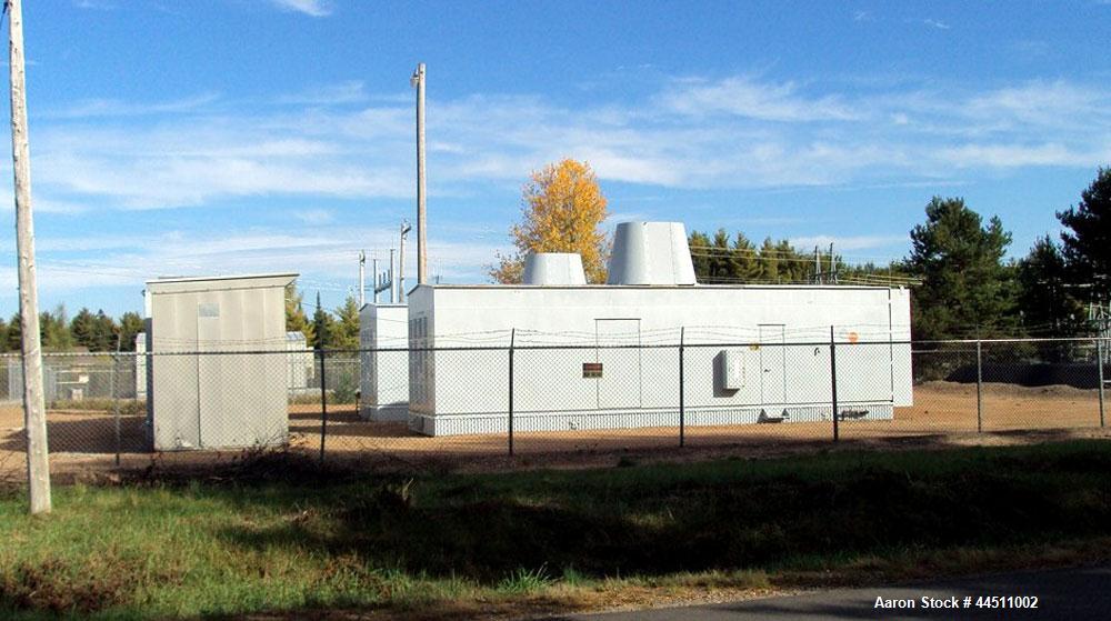Used General Motors 2000 kW Diesel Generator Set.  EMD Model 16-567-FD4 engine, rated 2875 hp @ 900 rpm, serial #70-M3-1122.  3/60/4160V.  Weather enclosure.  125 Gallon day tank. Control building wi...
