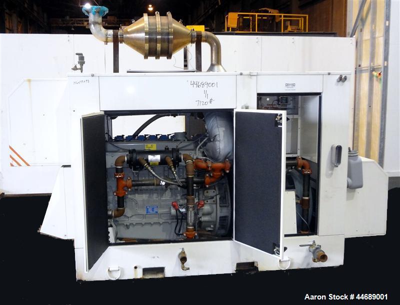 Used Hess / Daewoo 220 kW natural gas generator. Daewoo model GE12TI engine.
