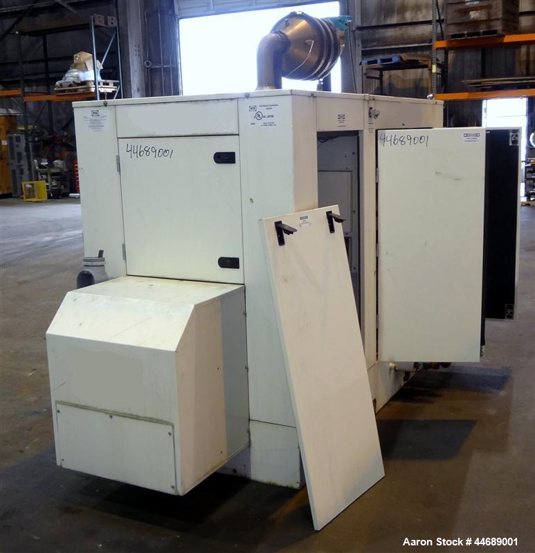 Used Hess / Daewoo 220 kW natural gas generator. Daewoo model GE12TI engine.