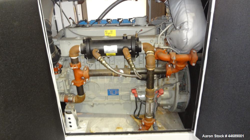 Used Hess / Daewoo 220 kW natural gas generator. Daewoo model GE12TI engine.