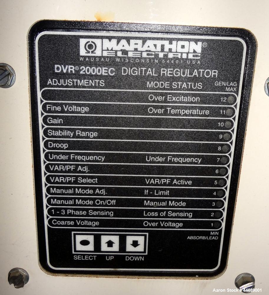 Used Hess / Daewoo 220 kW natural gas generator. Daewoo model GE12TI engine.