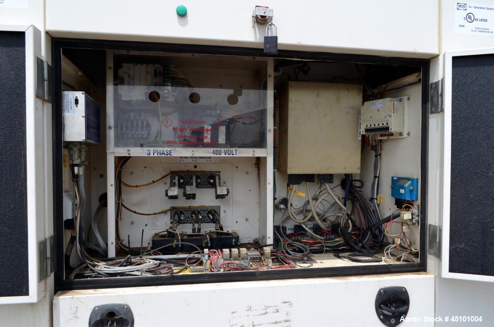 Used Hess Microgen / Doosan 400 kW Continuous Rated Natural Gas Generator Set