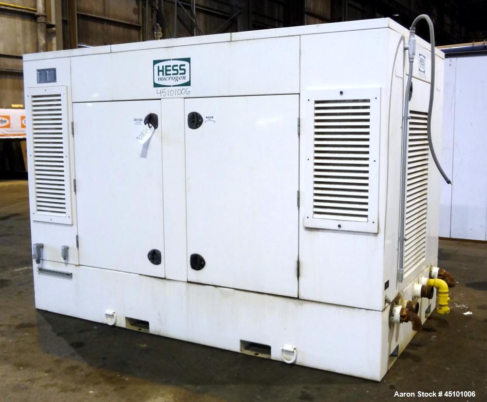 Used Doosan 400 kW Natural Gas Generator Set, Continuous Rated Packaged by Hess