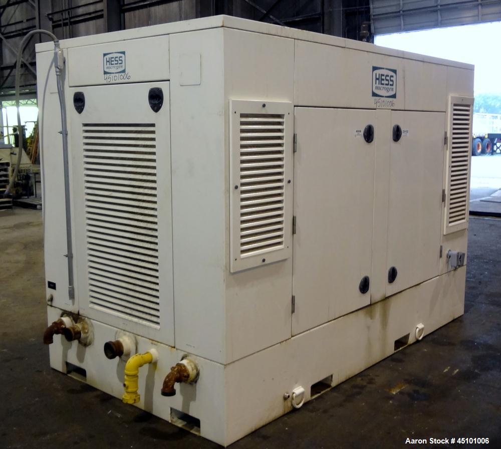 Used Doosan 400 kW Natural Gas Generator Set, Continuous Rated Packaged by Hess