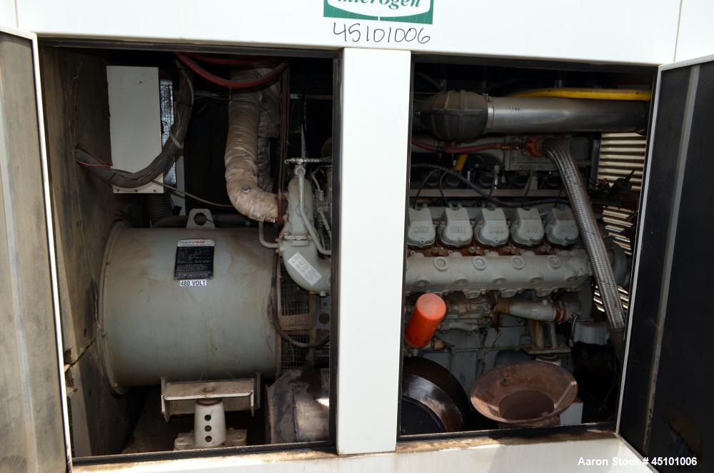 Used Doosan 400 kW Natural Gas Generator Set, Continuous Rated Packaged by Hess