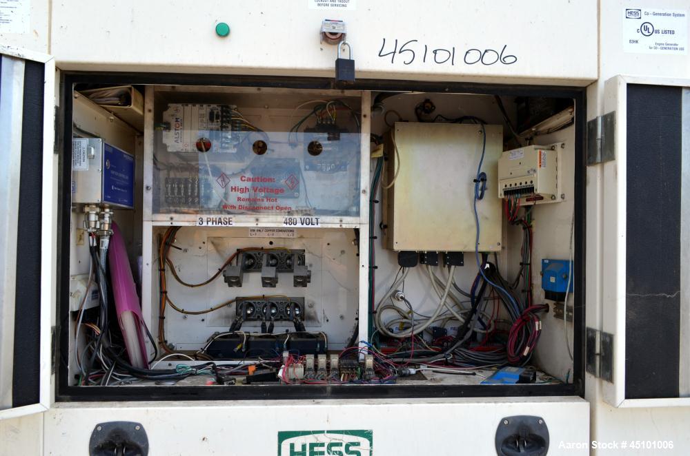 Used Doosan 400 kW Natural Gas Generator Set, Continuous Rated Packaged by Hess