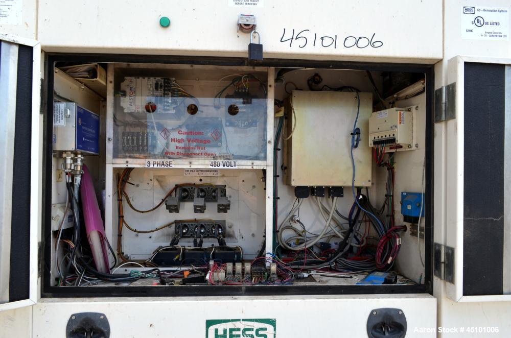 Used-Doosan 400 kW Natural Gas Generator Set, Continuous Rated Packaged by Hess