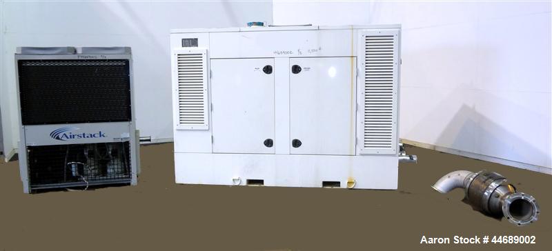 Unused-Hess Microgen 400 kW continuous rated natural gas generator set. Dawoo engine model GV222 TI 22 liter SN-EEYOA200217. 3/60/480V. 800 Amp main-line circuit breaker. New Basler 2020 control pane...