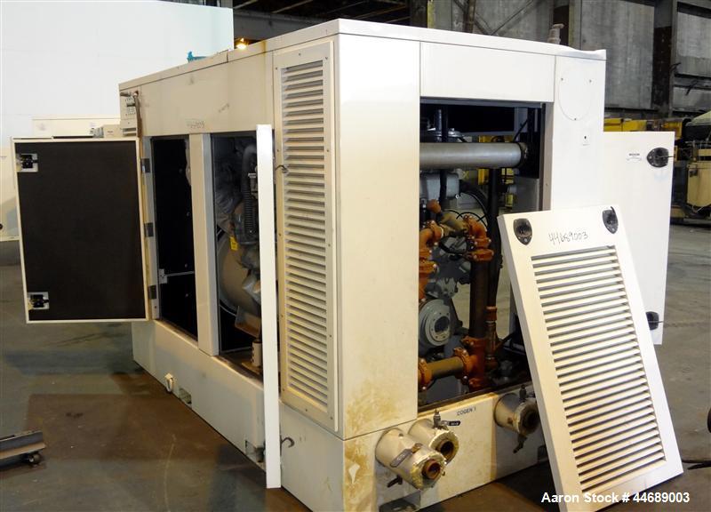 Unused-Hess Microgen 400 kW continuous rated natural gas generator set. Dawoo engine model GV222 TI 22 liter SNEEYOA200216. 3/60/480V. 800 Amp main-line circuit breaker. New Basler 2020 control panel...