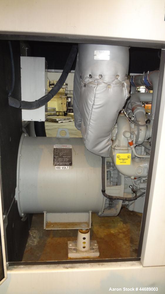Unused-Hess Microgen 400 kW continuous rated natural gas generator set. Dawoo engine model GV222 TI 22 liter SNEEYOA200216. 3/60/480V. 800 Amp main-line circuit breaker. New Basler 2020 control panel...