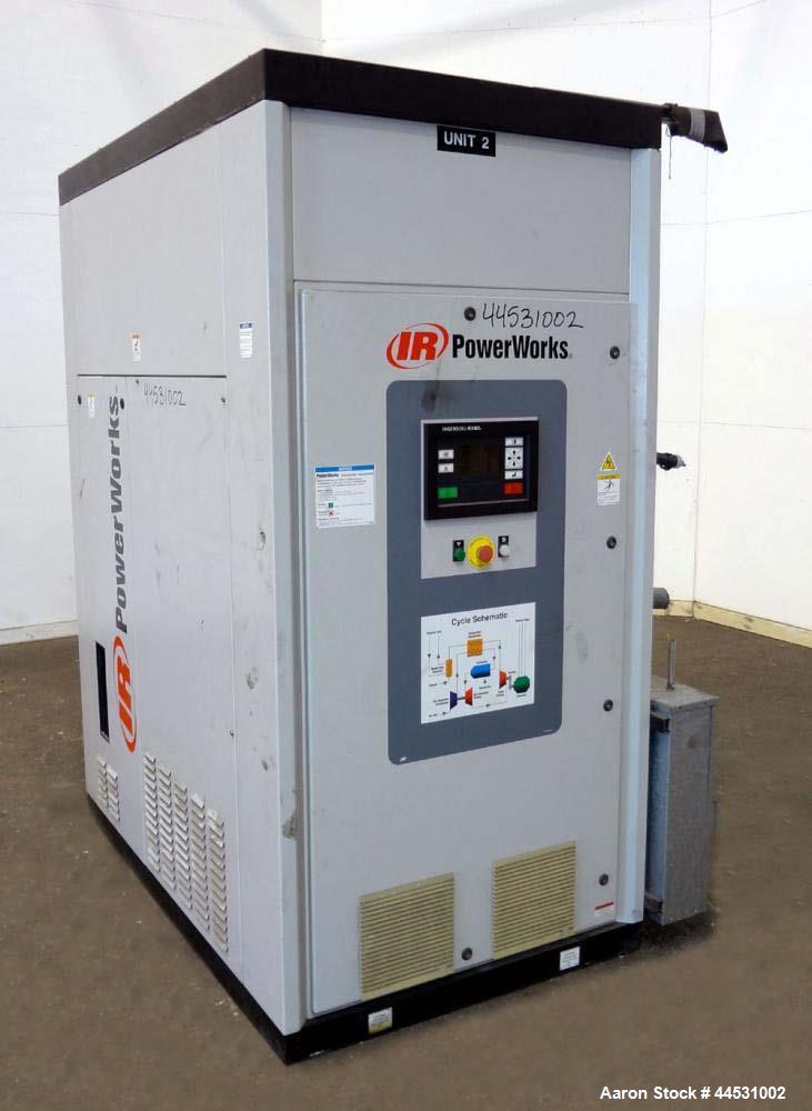 Used Ingersoll-Rand PowerWorks 70 kW microturbine natural gas generator, model