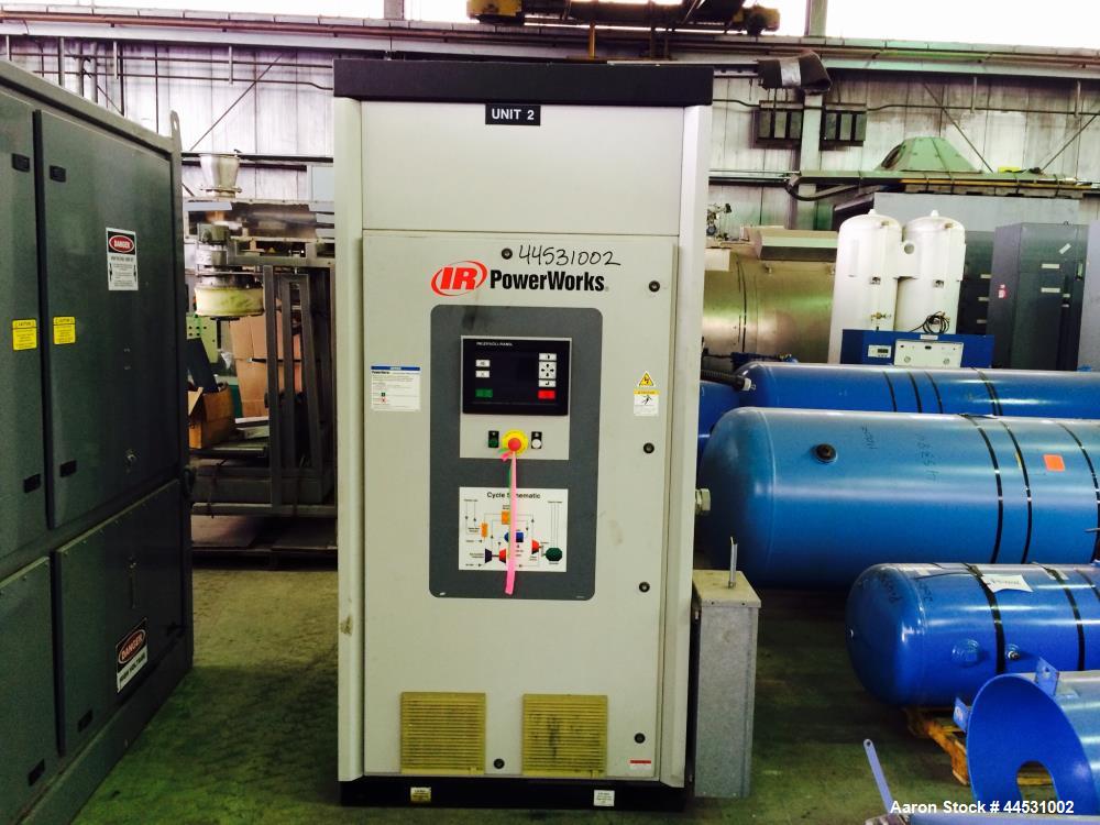 Used Ingersoll-Rand PowerWorks 70 kW microturbine natural gas generator, model