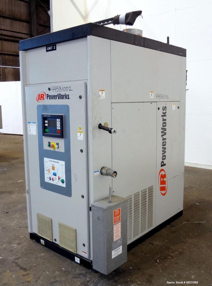 Used Ingersoll-Rand PowerWorks 70 kW microturbine natural gas generator, model