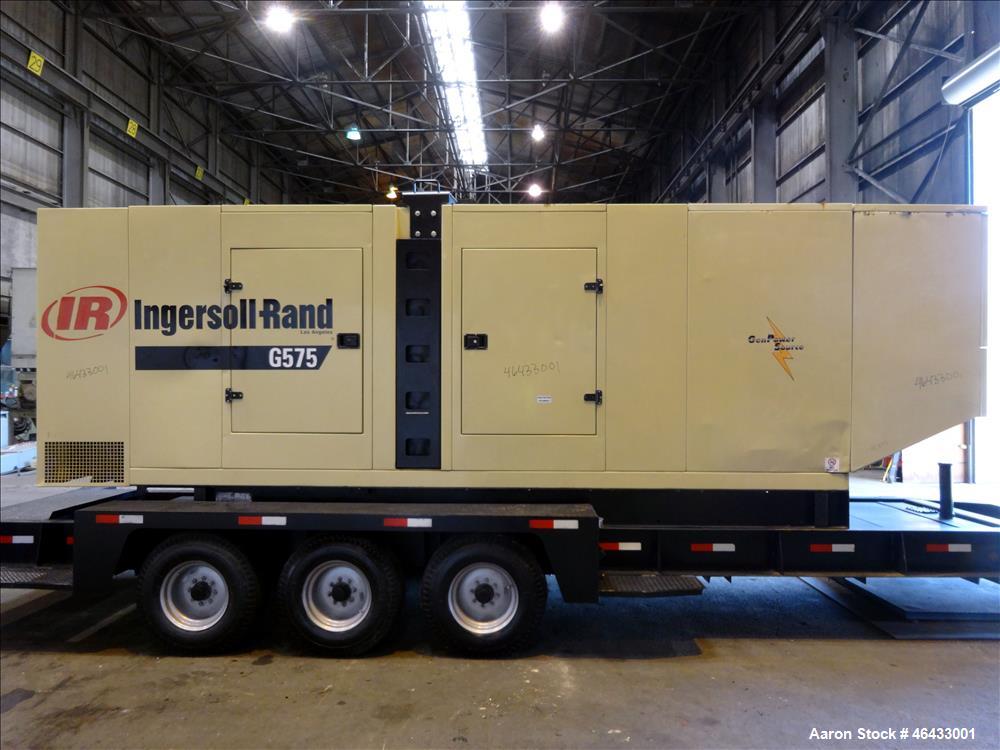 Used Ingersoll Rand G575 504 kW Standby Portable Diesel Generator Set