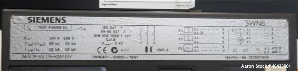 Used Ingersoll Rand G575 504 kW Standby Portable Diesel Generator Set