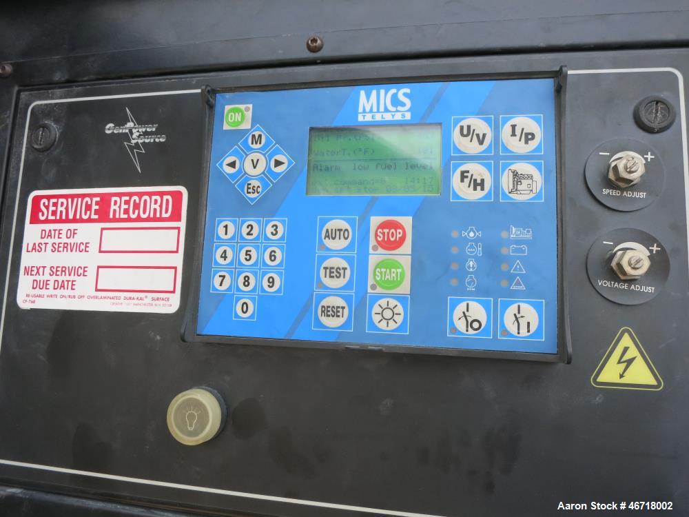 Used Ingersoll Rand 504 kW portable diesel generator model G575. TAD1631GE