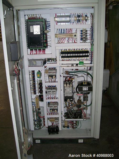 Used Ingersoll Rand Microturbine Generator, Model MT70. 70 kW out, natural gas 4" to 75 psig, 950,000 BTU per hour, 28% efficient, heat rate 13,550 BTU/kWh, 450 F exhaust temp, 1.6 lbm/s exhaust gas ...
