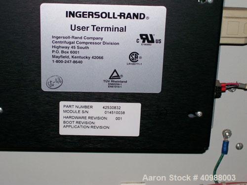 Used Ingersoll Rand Microturbine Generator, Model MT70. 70 kW out, natural gas 4" to 75 psig, 950,000 BTU per hour, 28% efficient, heat rate 13,550 BTU/kWh, 450 F exhaust temp, 1.6 lbm/s exhaust gas ...