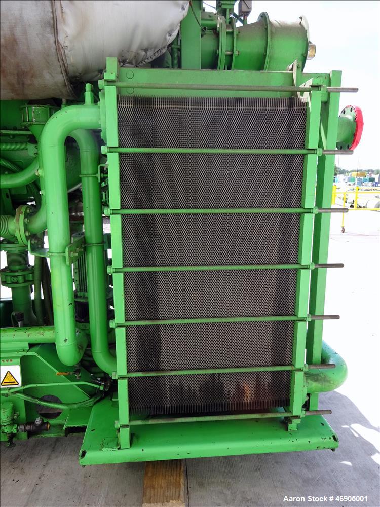 Used Jenbacher 2000 kW natural gas generator. Jenbacher J616GS engine