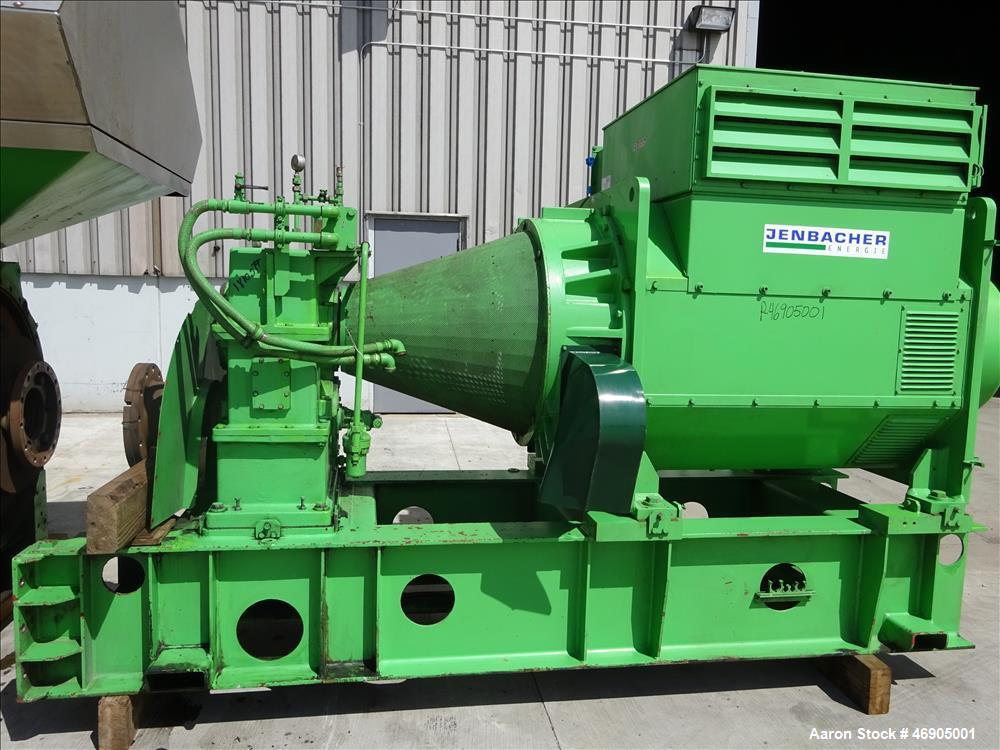 Used Jenbacher 2000 kW natural gas generator. Jenbacher J616GS engine
