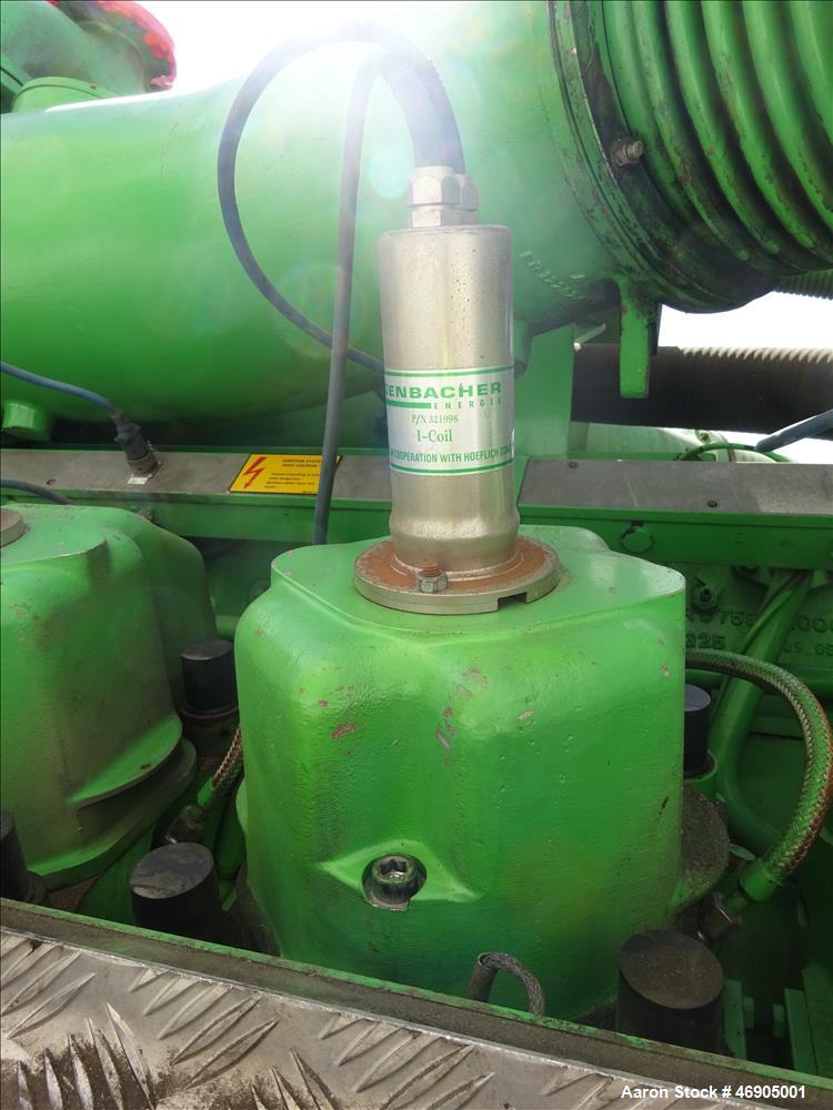 Used Jenbacher 2000 kW natural gas generator. Jenbacher J616GS engine
