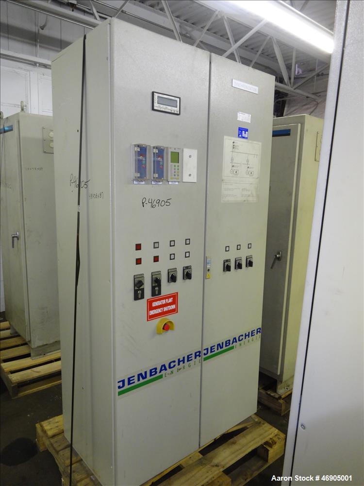Used Jenbacher 2000 kW natural gas generator. Jenbacher J616GS engine