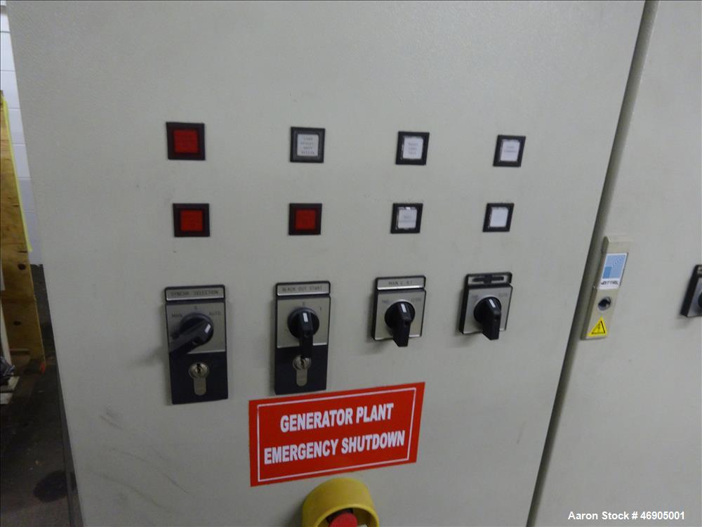 Used Jenbacher 2000 kW natural gas generator. Jenbacher J616GS engine