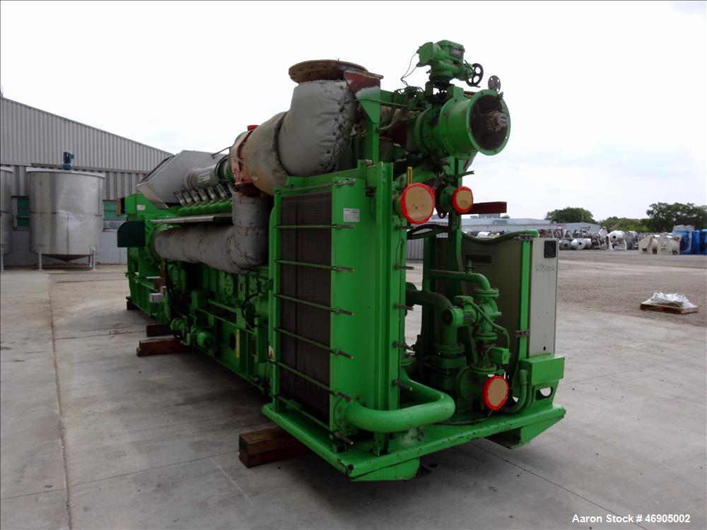 Used Jenbacher 2000 kW natural gas generator. Jenbacher J616GS