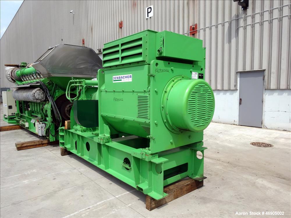 Used-Jenbacher 2000 kW natural gas generator. Jenbacher J616GS