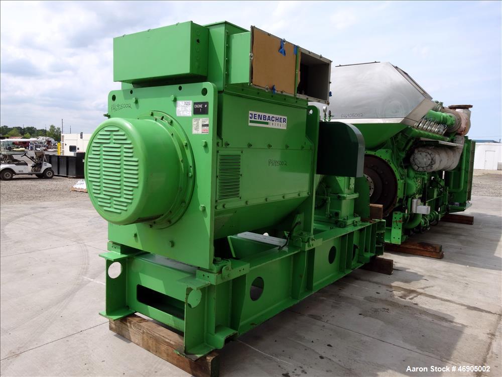 Used Jenbacher 2000 kW natural gas generator. Jenbacher J616GS