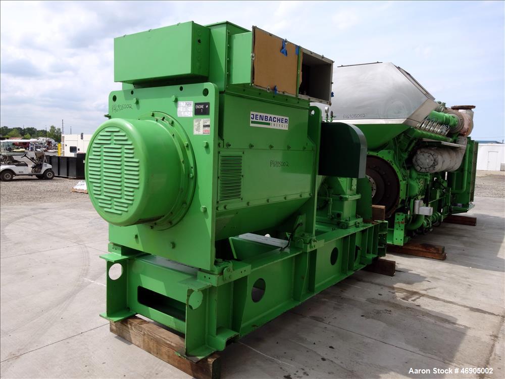 Used-Jenbacher 2000 kW natural gas generator. Jenbacher J616GS