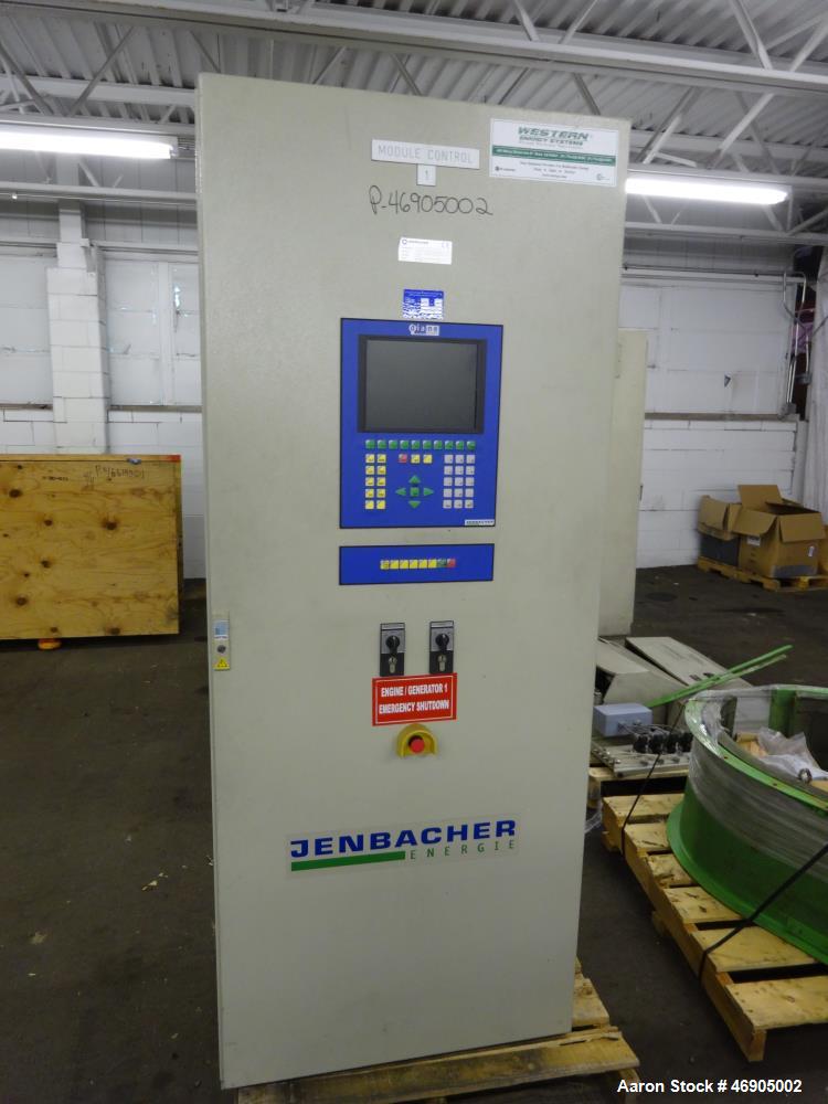 Used Jenbacher 2000 kW natural gas generator. Jenbacher J616GS